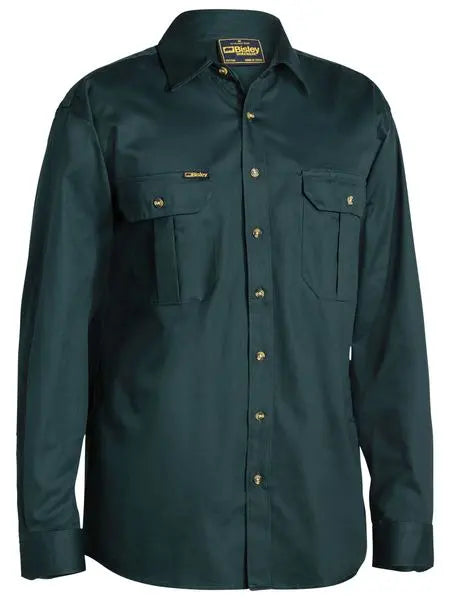 Bisley Workwear Original Cotton Drill Shirt Long Sleeve BS6433 Bisley Workwear